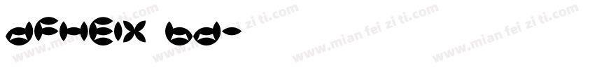 dfheix bd字体转换